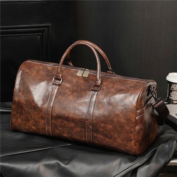 Sac à main de luxe en cuir PU pour homme et femme, fourre-tout de voyage, sac de sport décontracté, bagages de fitness Boston, s|41,39 €|OKKO MODE