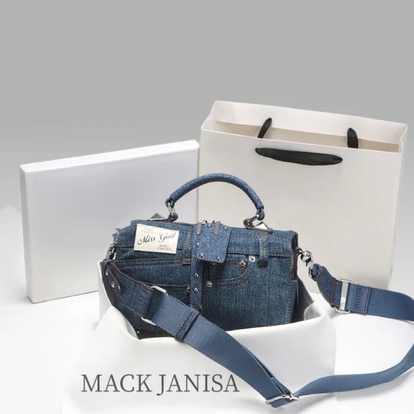 Boston-Sac à main en denim vintage pour femme, grande capacité, sac à bandoulière classique, populaire, nouvelle mode, haute qua|44,09 €|OKKO MODE