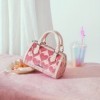 AILUghts-Sac à main en cuir avec longue sangle initiée pour femme, mini sac en peluche rose Love, sac fourre-tout à bandoulière |60,13 €|OKKO MODE