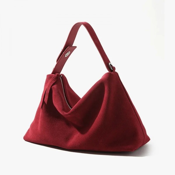 Sacs à bandoulière en daim doux pour femmes, cuir de vache, grand fourre-tout Boston|97,19 €|OKKO MODE