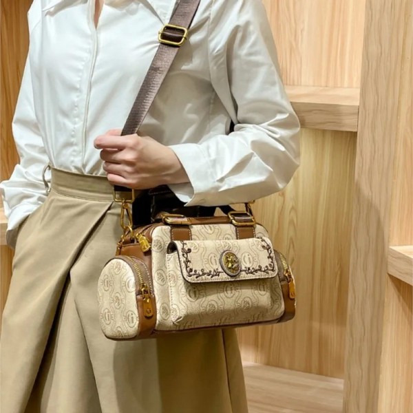 Sac à main rétro en cuir véritable pour femme, bandoulière oblique, oreiller unique de haute qualité|56,69 €|OKKO MODE