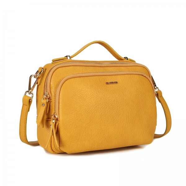 Sacs à bandoulière en cuir PU pour femmes, sac fourre-tout simple vintage|19,79 €|OKKO MODE