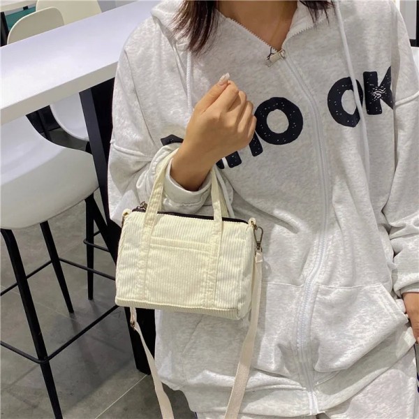 Sac à main en velours côtelé pour femme, style japonais retro auto|8,09 €|OKKO MODE