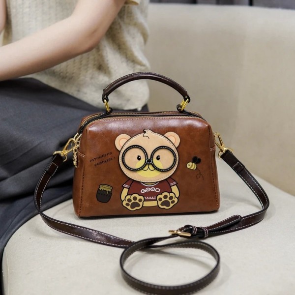 Sac à main en forme d'ours mignon pour femme, sac fourre-tout de luxe|53,09 €|OKKO MODE