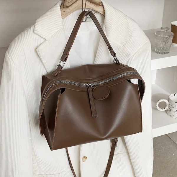 Sac à main en cuir PU de grande capacité pour femme, sac messager et fourre-tout 600 - Haute qualité|19,13 €|OKKO MODE