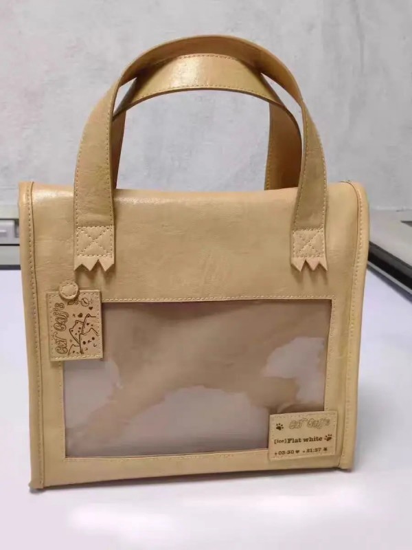 Sac à main transparent design niche cat coffee Harajuku Ita Y2K Ulzzang bento Lolita mignon grande capacité nouveauté|20,69 €|OKKO MODE