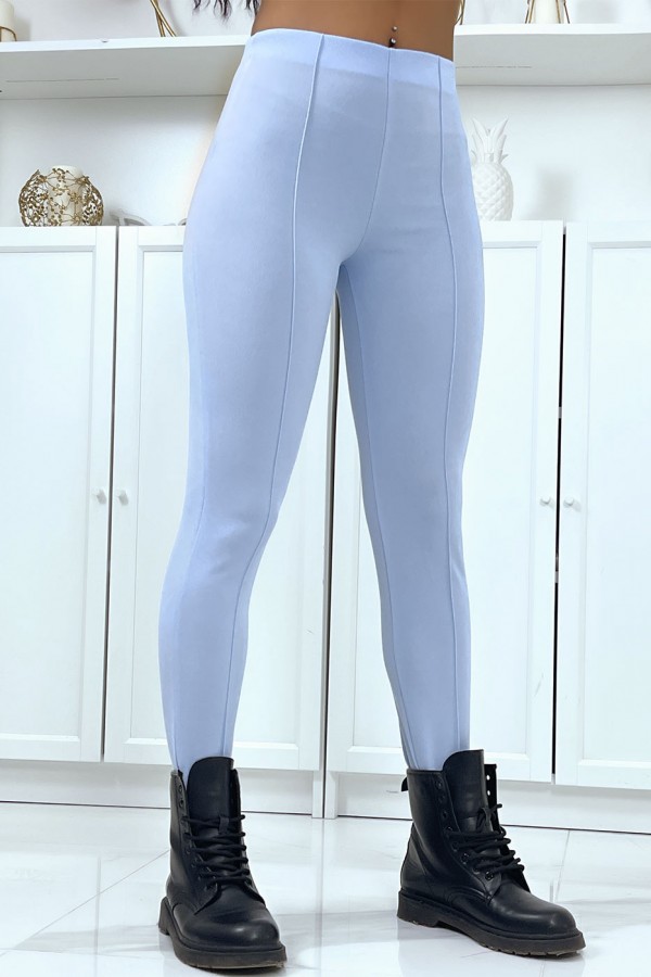 Legging fuseau turquoise - 3