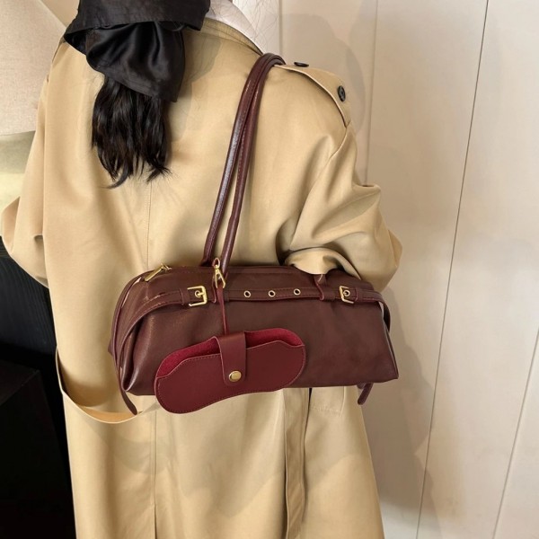 Sac à main en cuir PU pour femme style bowling rétro piedmont|24,29 €|OKKO MODE