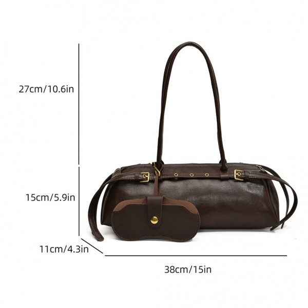 Sac à main en cuir PU pour femme style bowling rétro piedmont|24,29 €|OKKO MODE