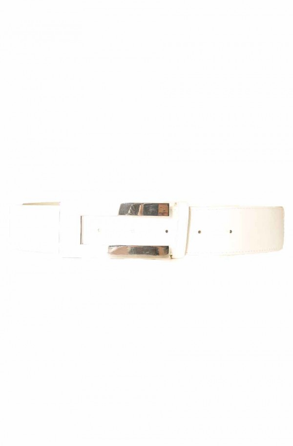 Ceinture Blanche avec boucle rectangulaire CE 502 - 2