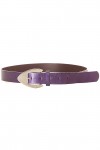 Ceinture femme en violet avec boucle métallisé. mh-020 - 1