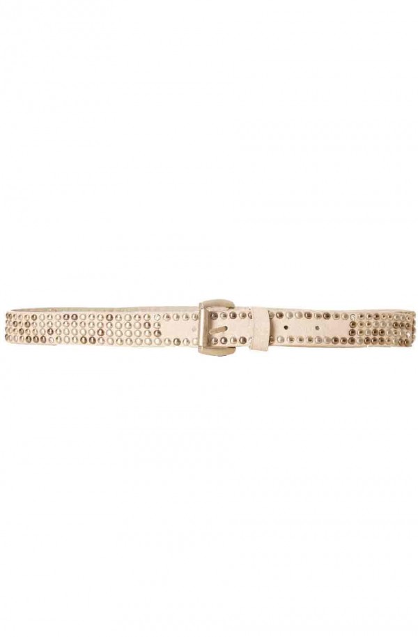 Ceinture Taupe fine avec petite boucle SG-0974 - 1