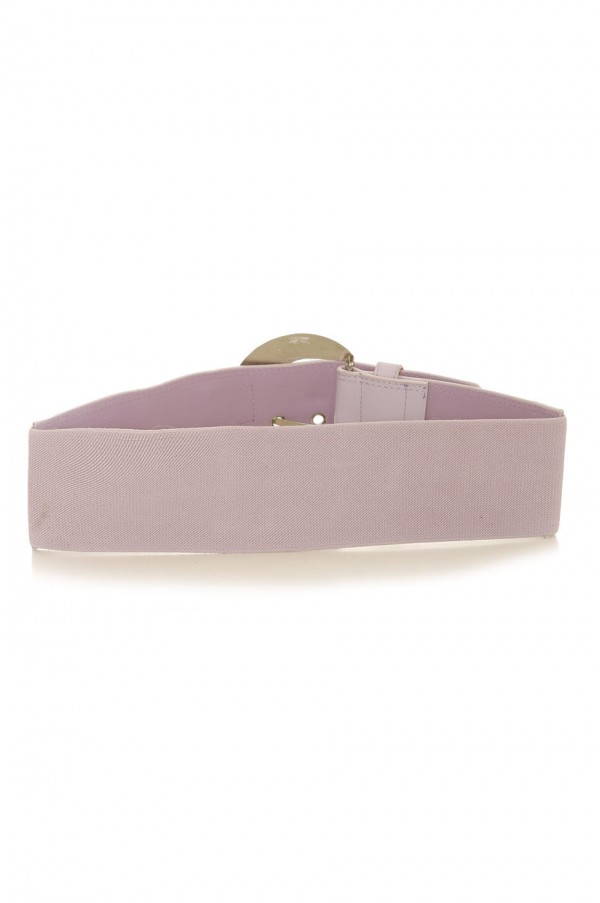 Ceinture élastique lila avec décoration sur le côté effet double ceinture - SG - 0306 - 3