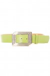 Ceinture femme en vert avec boucle rectangulaire. SG0218 - 1