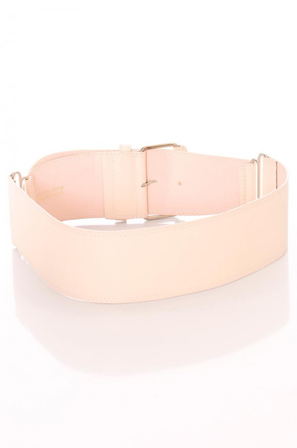 Ceinture rose large, boucle rectangle et attaches. SG-0418 - 2