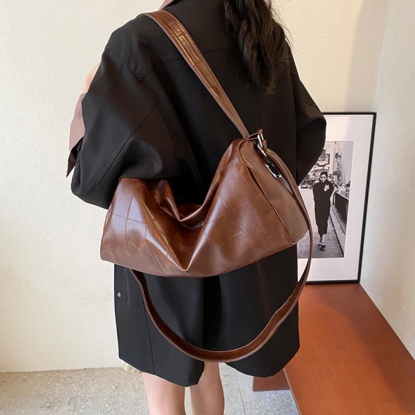 Sac à main en cuir PU pour femme, grande capacité avec poche intérieure|17,09 €|OKKO MODE