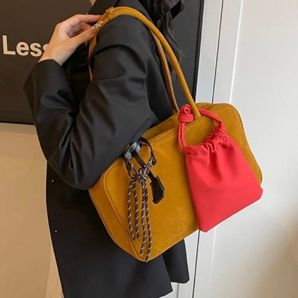 Sac fourre-tout pour femme en nubuck, design coréen tendance|20,69 €|OKKO MODE