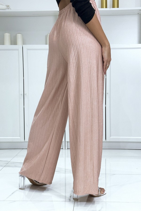 Pantalon palazzo rose tendance et chic - 2