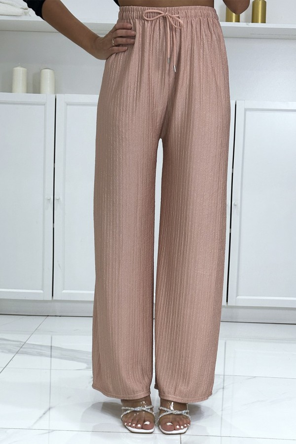 Pantalon palazzo rose tendance et chic - 3