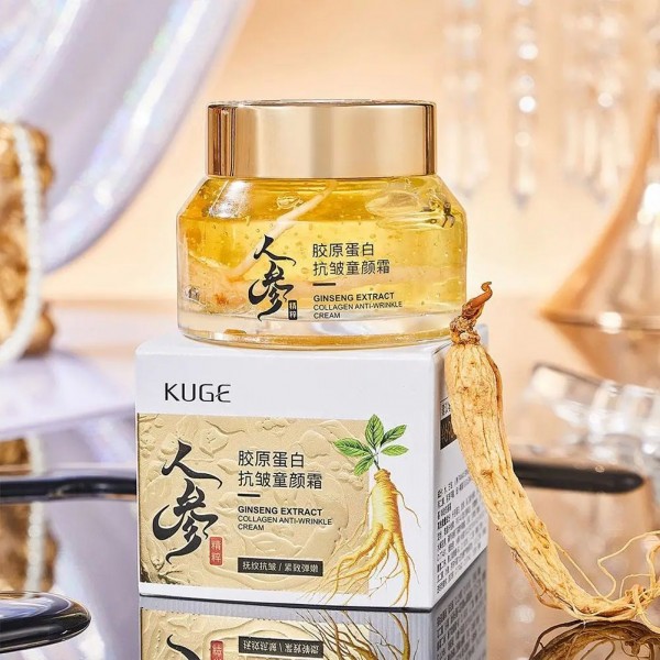 Crème hydratante anti-rides au collagène et ginseng pour le visage|2,00 €|OKKO MODE