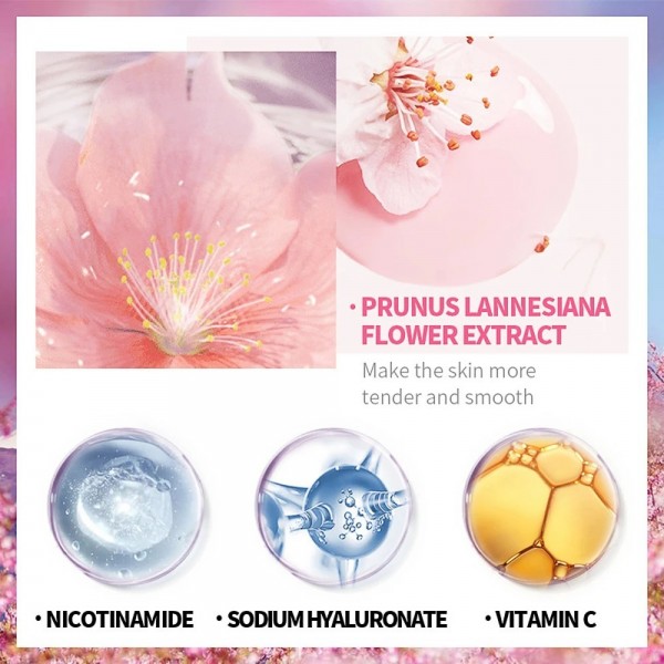 Sakura japonais, liquide de soin facial anti-déformile et nourrissant|1,98 €|OKKO MODE