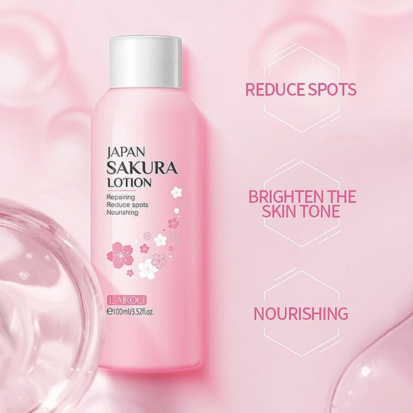 Sakura japonais, liquide de soin facial anti-déformile et nourrissant|1,98 €|OKKO MODE