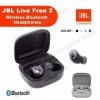 JBL-Écouteurs Sans Fil Bluetooth Live Free 2 TWS, Oreillettes de dehors, Étanches, Stéréo, Basse, Sauna, avec Micro|30,03 €|OKKO MODE