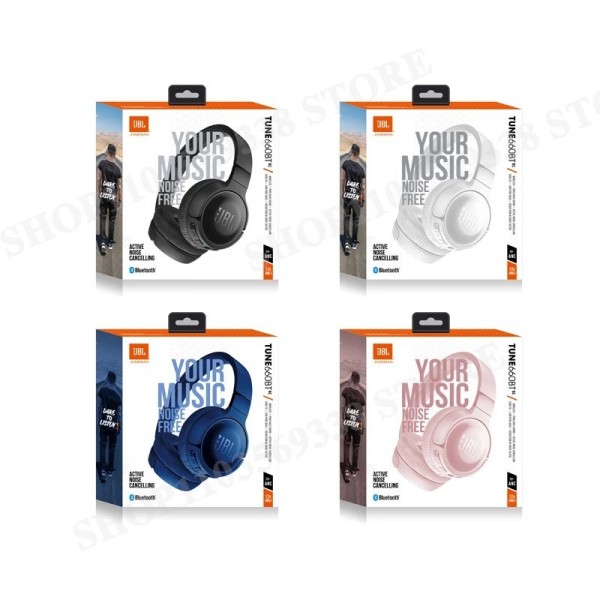 JBL-Écouteurs Bluetooth sans fil TUNE 660NC, casque supra-auriculaire, stéréo, suppression du bruit, basses pures, casque avec m|48,94 €|OKKO MODE