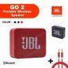 JBL-Haut-parleur Bluetooth GO 2, caisson de basses sans fil, barre de son, étanche, portable, boîte de son, câble audio mx|29,15 €|OKKO MODE