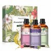 Coffret cadeau de 30ml, ensemble de 3 pièces pour diffuseur et bougie - Jasmin, Rose & Château Essentiel|13,01 €|OKKO MODE