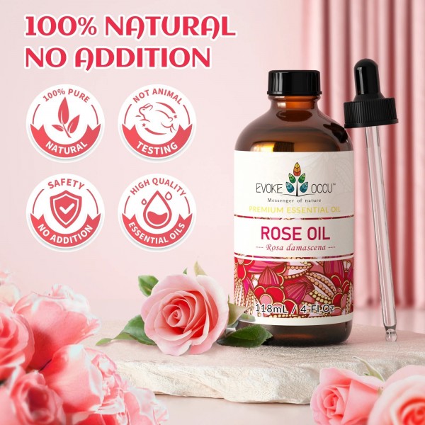 Huile de plante de rose pour diffuseur 118ml/4 Fl.Oz - Qualité supérieure|7,05 €|OKKO MODE