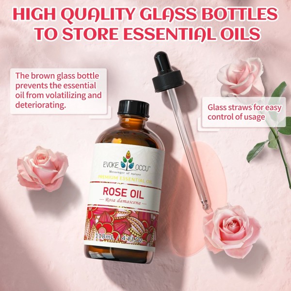 Huile de plante de rose pour diffuseur 118ml/4 Fl.Oz - Qualité supérieure|7,05 €|OKKO MODE