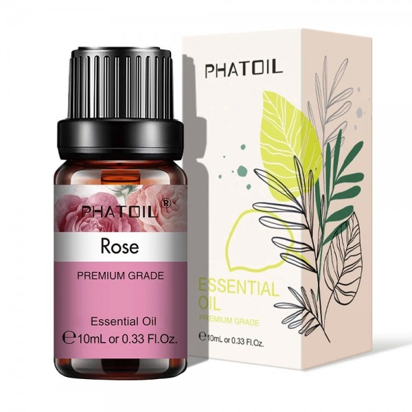 Huile essentielle de rose pur pour diffuseur, aquarelle aromathérapie jasmin vanille|2,00 €|OKKO MODE