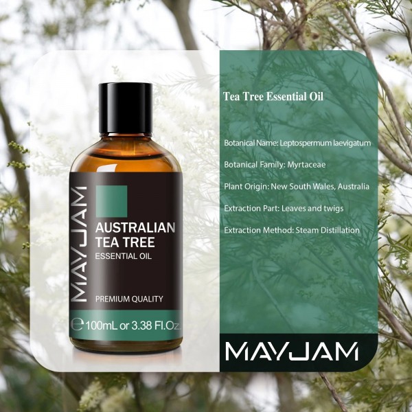 Huile essentielle d'aromathérapie, arbre à thé australien et autres extraits naturels|2,00 €|OKKO MODE