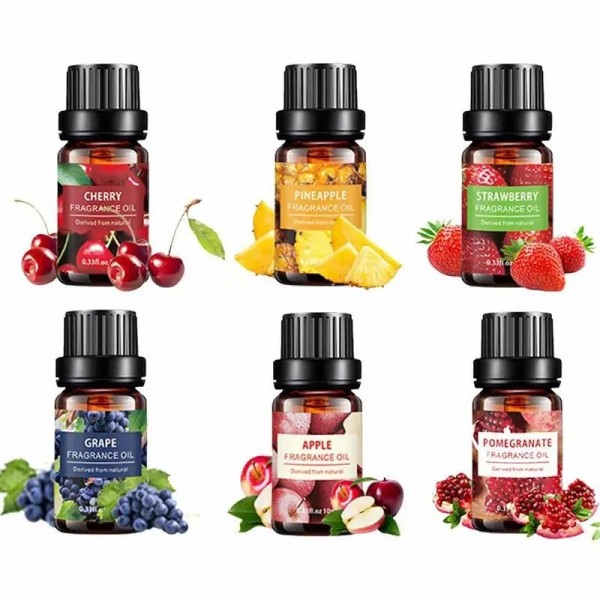 Kit d'huiles essentielles pour aromathérapie, parfums fruités (noël, cerise, ananas...)|13,49 €|OKKO MODE