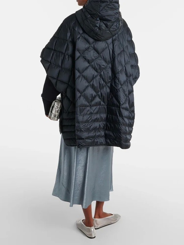 Gilet en duvet à capuche en relief pour femme, doudoune épaisse Y2K|169,27 €|OKKO MODE