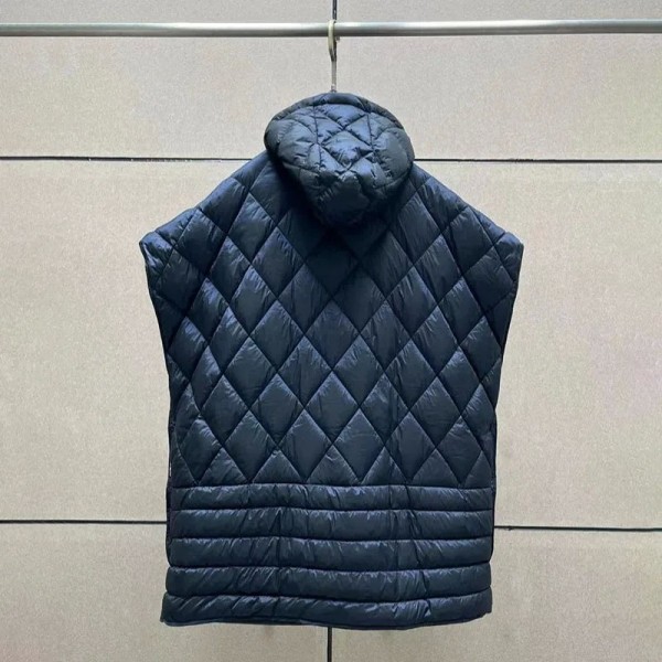 Gilet en duvet à capuche en relief pour femme, doudoune épaisse Y2K|169,27 €|OKKO MODE