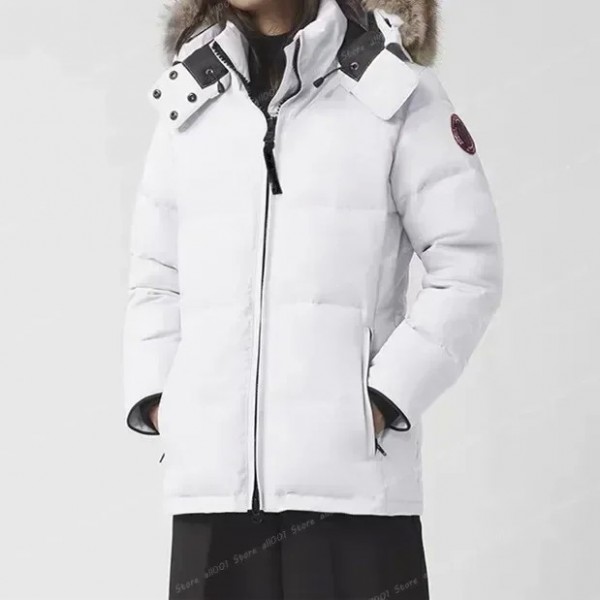 Parka en duvet d'oie imperméable pour femme, manteau coupe-vent style classique|125,99 €|OKKO MODE