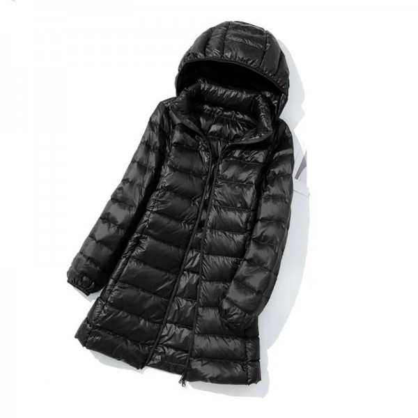 Doudoune Longue à Capuche pour Femme, Manteau Ultra Observateur 8XL|30,59 €|OKKO MODE