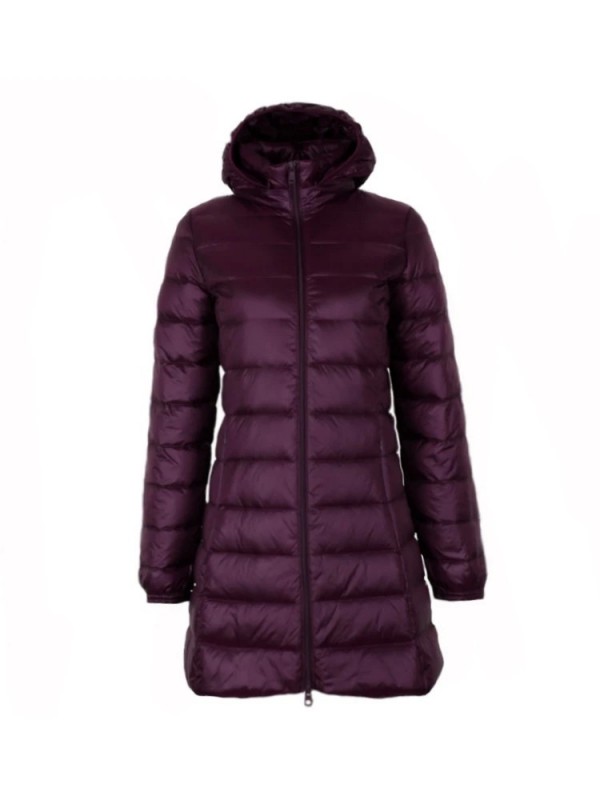 Doudoune Ultra Légère à Capuche pour Femme, Manteau Chaud Plus 8XL 7XL|36,89 €|OKKO MODE