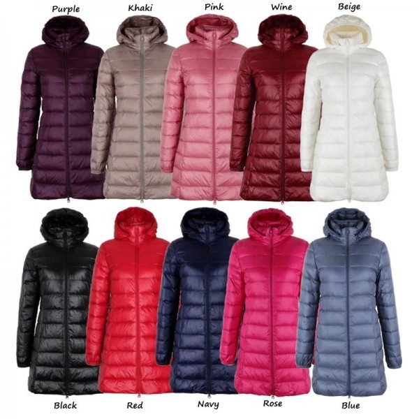 Doudoune Ultra Légère à Capuche pour Femme, Manteau Chaud Plus 8XL 7XL|36,89 €|OKKO MODE