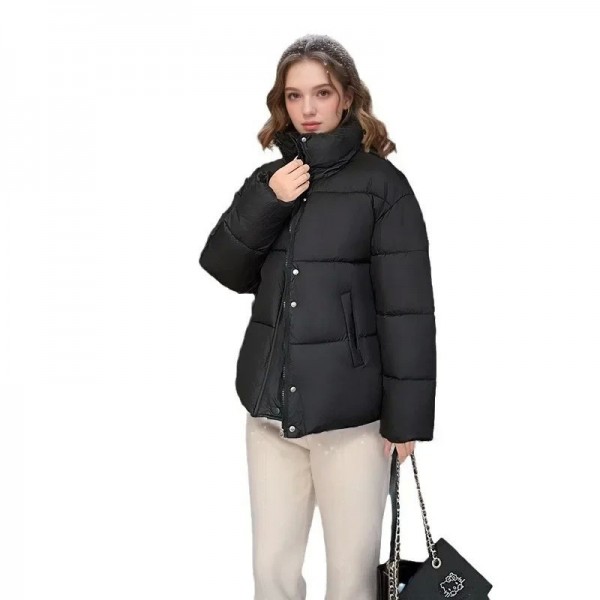 Veste en duvet de coton pour femme, manteau à col montant épaissi hiver neu.|29,04 €|OKKO MODE