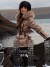 Women's Hooded Fur Collar Parka with Belt and Zipper Pockets | $52.66 | OKKO MODE