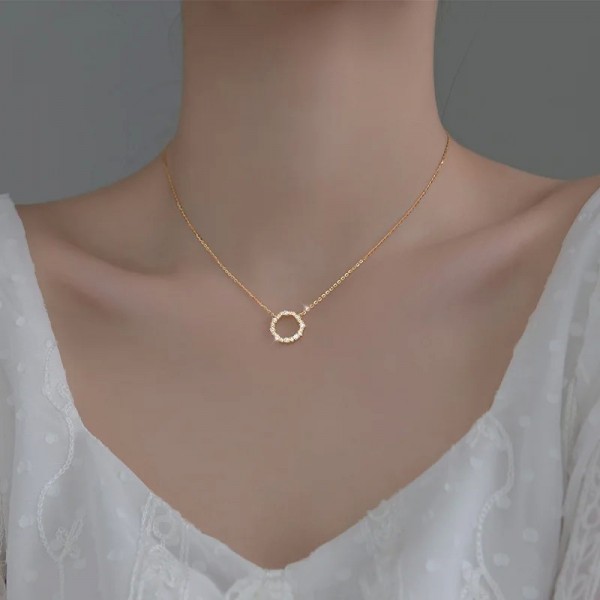 Bague et collier géométriques personnalisés, style simple niche|1,79 €|OKKO MODE