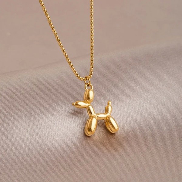 Colliers de la présidence du chien ballon pour dames et filles, pendentif créatif|1,79 €|OKKO MODE