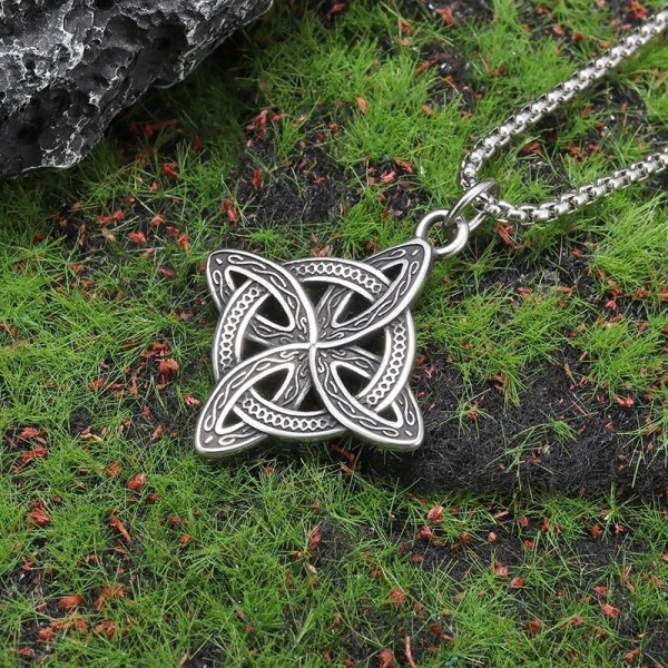 Collier amulette à nœud celtique irlandais pour hommes et femmes|1,79 €|OKKO MODE