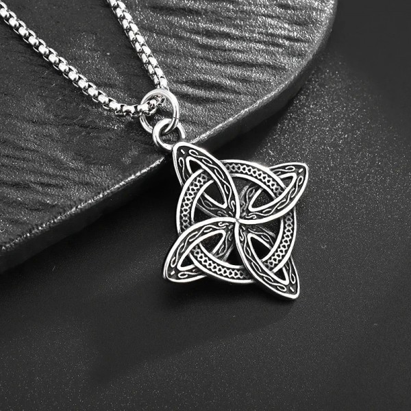 Collier amulette à nœud celtique irlandais pour hommes et femmes|1,79 €|OKKO MODE