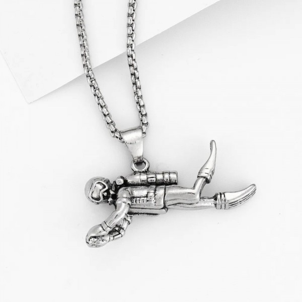 Collier pendentif style punk vintage hommes plongée bijoux sport pop vacances|2,69 €|OKKO MODE