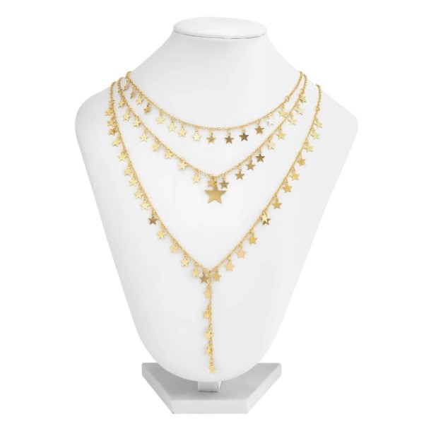 Collier Ras du Cou avec Pendentif en Forme d'Étoile pour Femme, Long Gothique Sexy|1,79 €|OKKO MODE