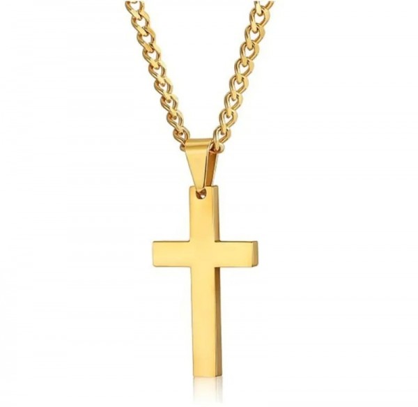 Collier pendentif croix pour hommes et femmes, bijoux de prière en or et argent, mode Nina Ifix|1,79 €|OKKO MODE